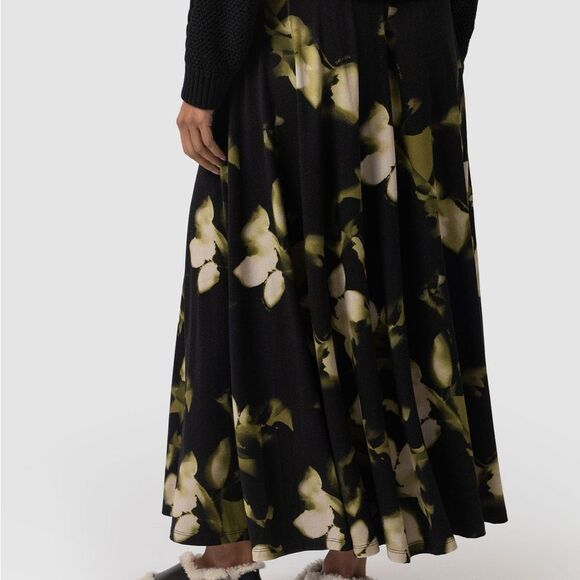 Saint and Sophia Nora A-Line Skirt Green Aurora Size 12 NWT in packaging - Picture 5 of 9